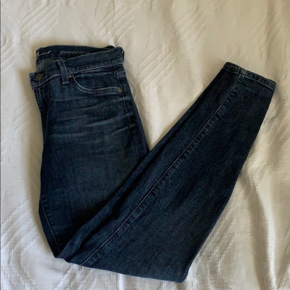 7 For All Mankind Gwenevere Skinny Ankle Zip Jeans